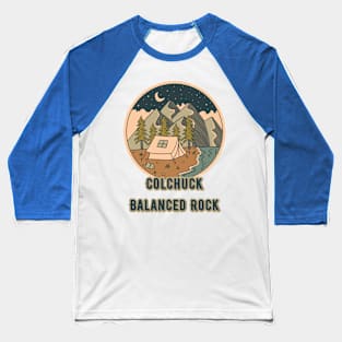 Colchuck Balanced Rock Baseball T-Shirt